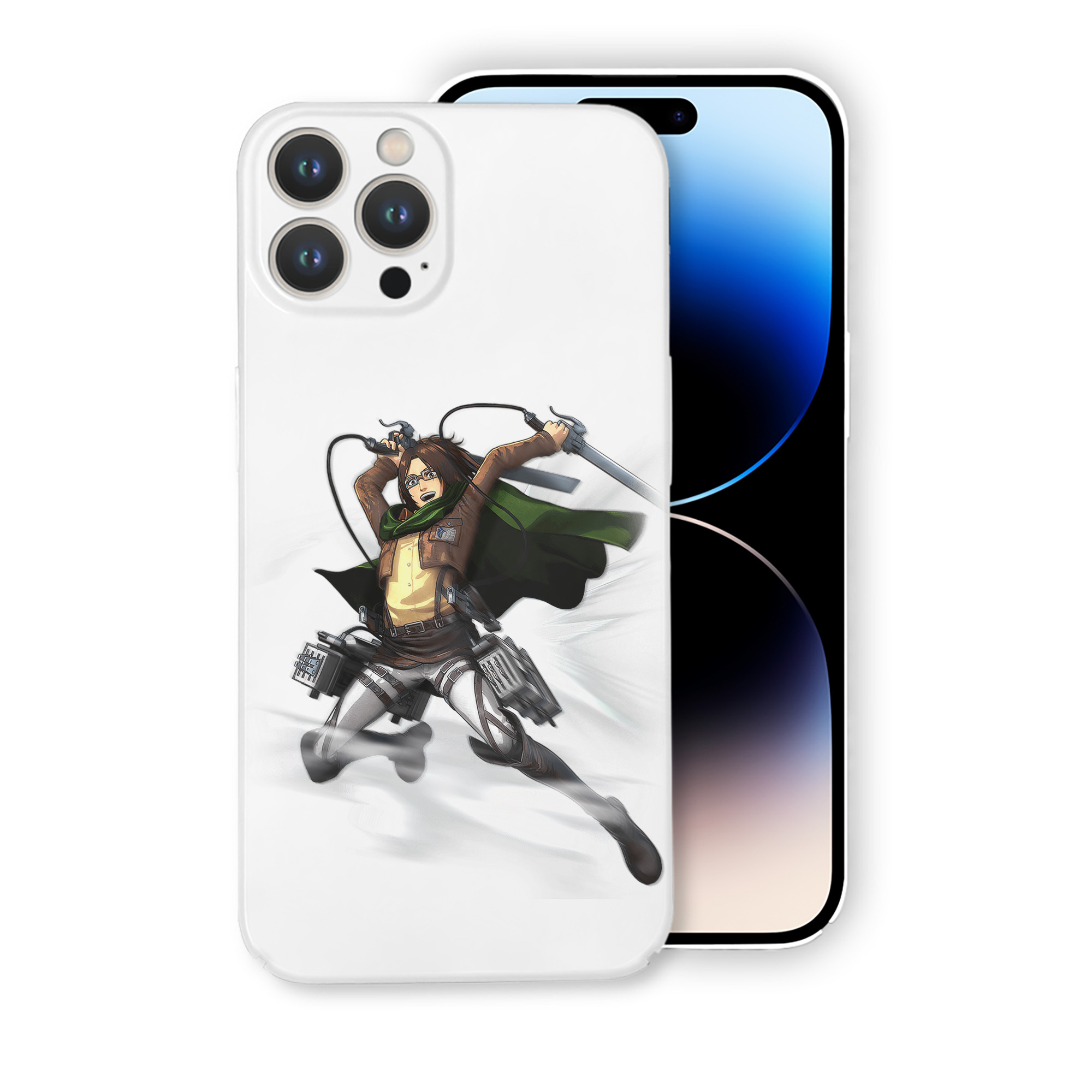 （画像用） 進撃の巨人 ハンジ·ゾエ Attack on Titan Hanji Zoe 【iPhone 14シリーズ対応】ハードケース